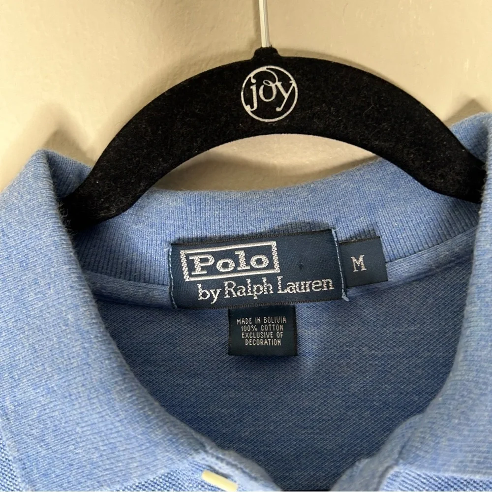 Polo Ralph‎ Lauren Men’s 100% Cotton Blue Polo Shirt size M